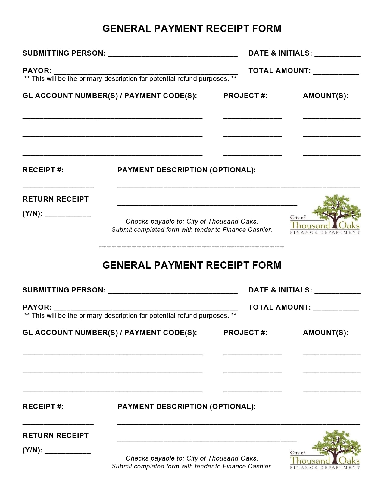 Loan Payment Slip Template