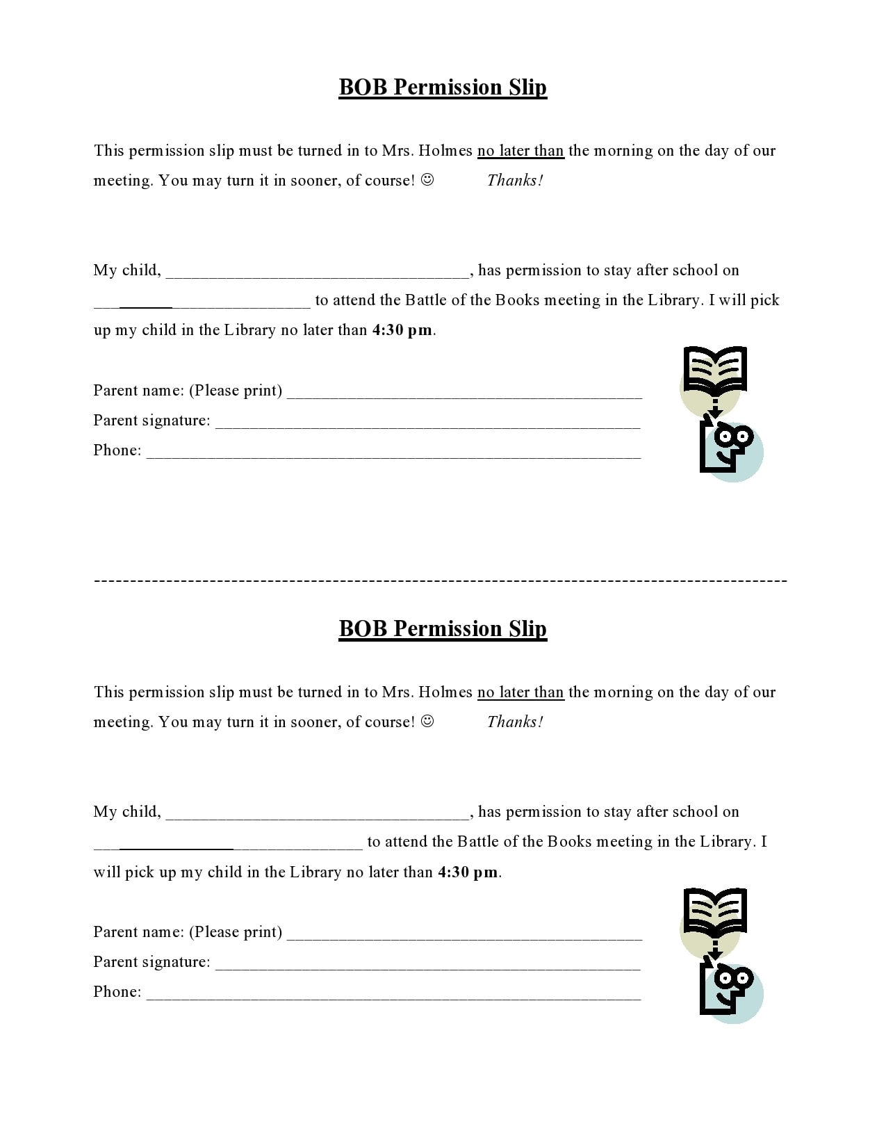 30 Permission Slip Templates Field Trip Scouts Generic 