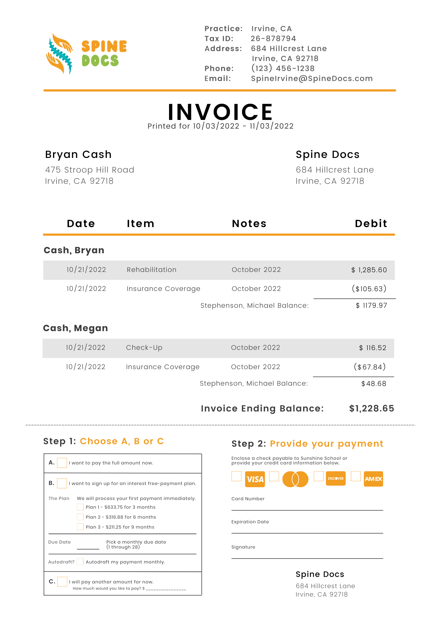 5 Chiropractor Invoice Templates That Stretch Your Bottom Line 