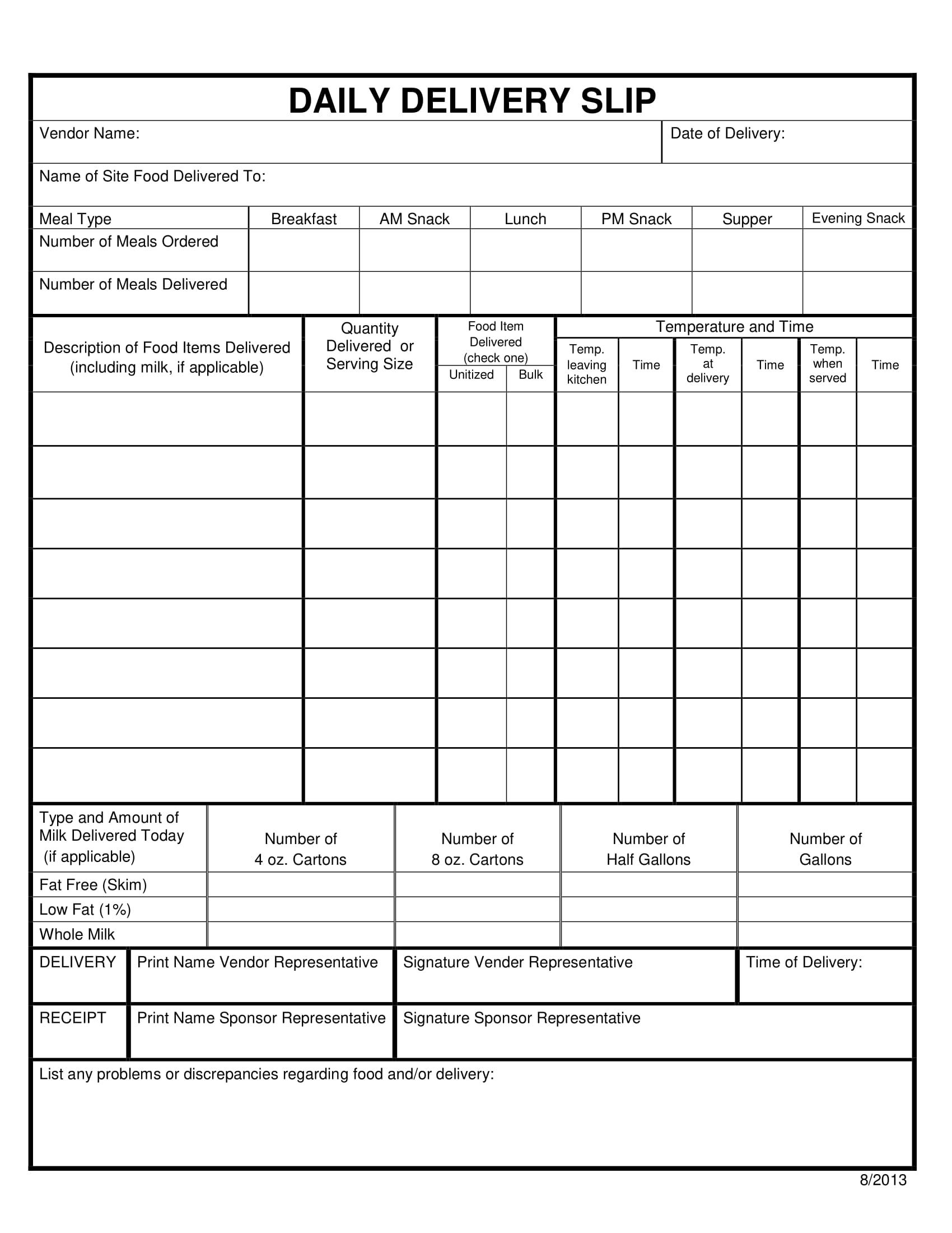 9 Delivery Slip Examples To Download
