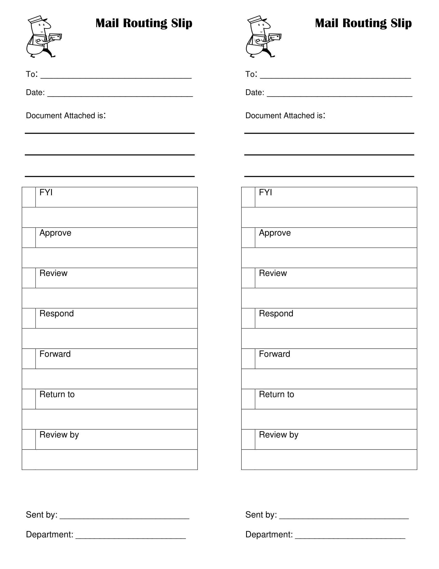 9 Routing Slip Examples To Download