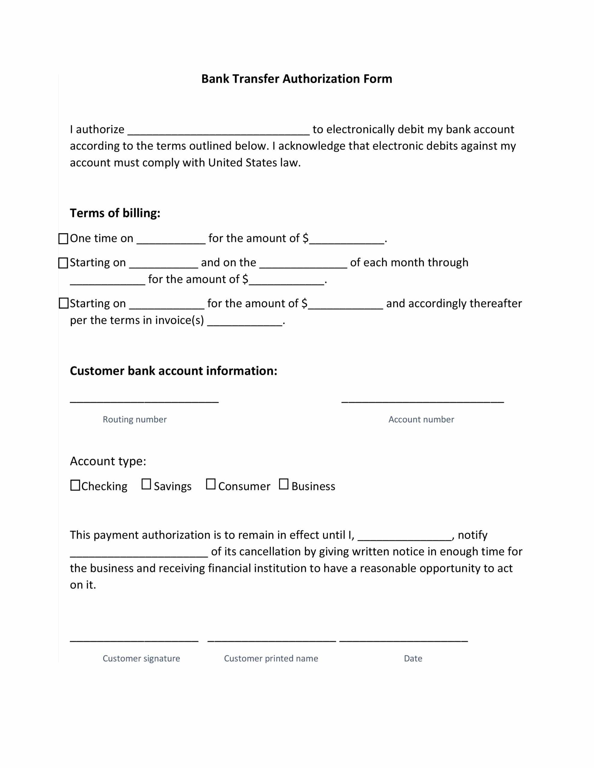 Vendor Deposit Slip Template