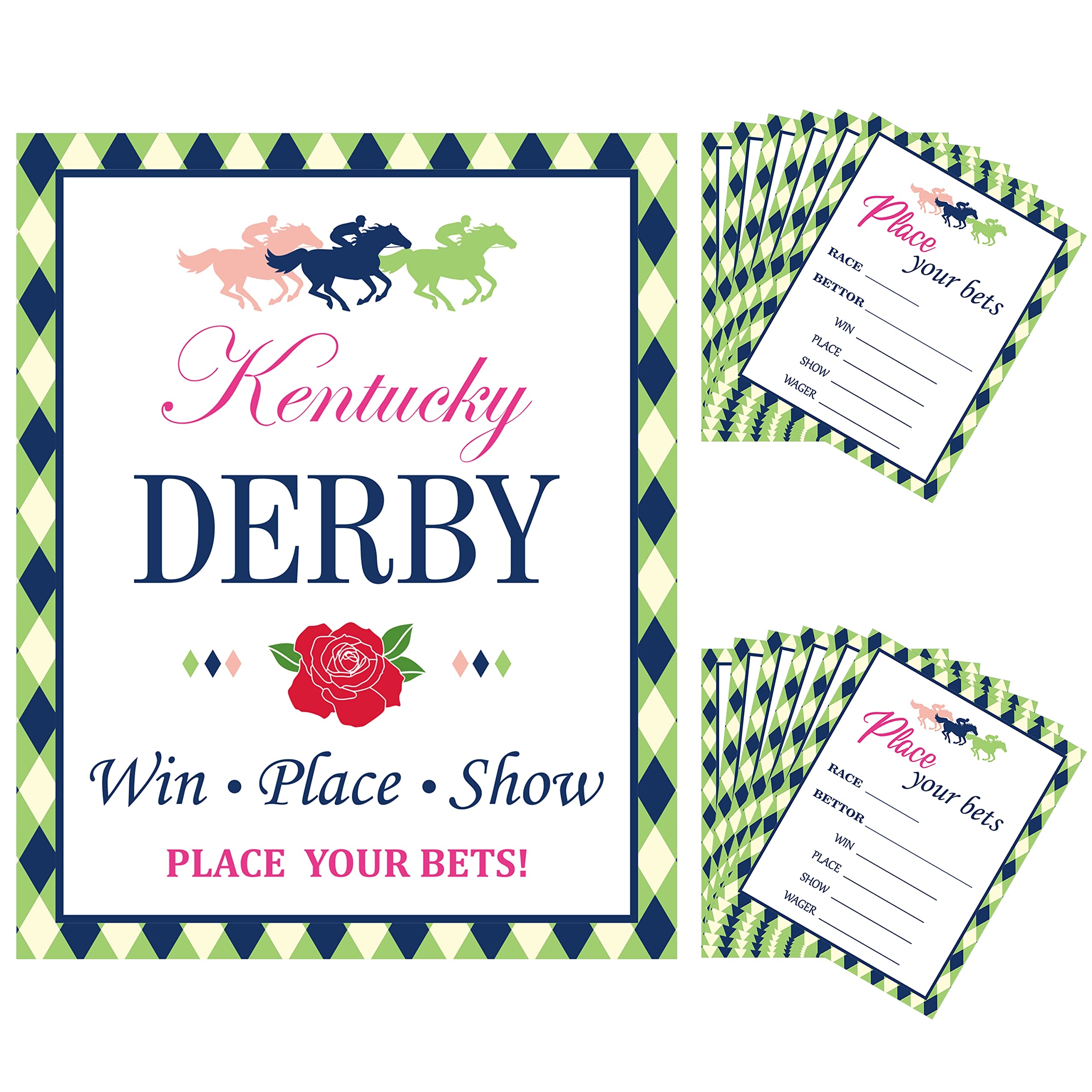 Kentucky Derby Betting Slip Template