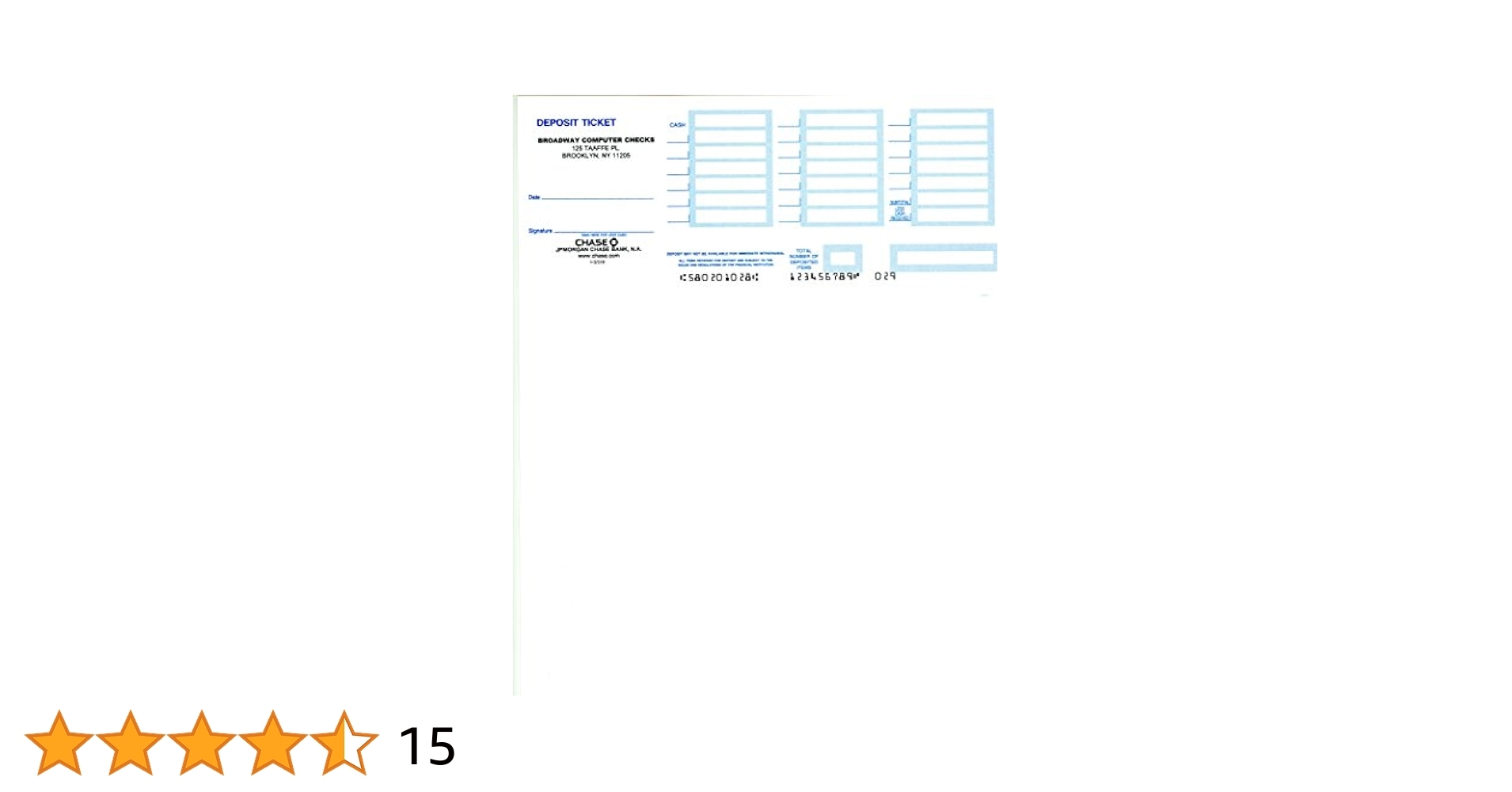 Amazon Laser Deposit Slips 1 Or 2 Parts 100 1 Part White 