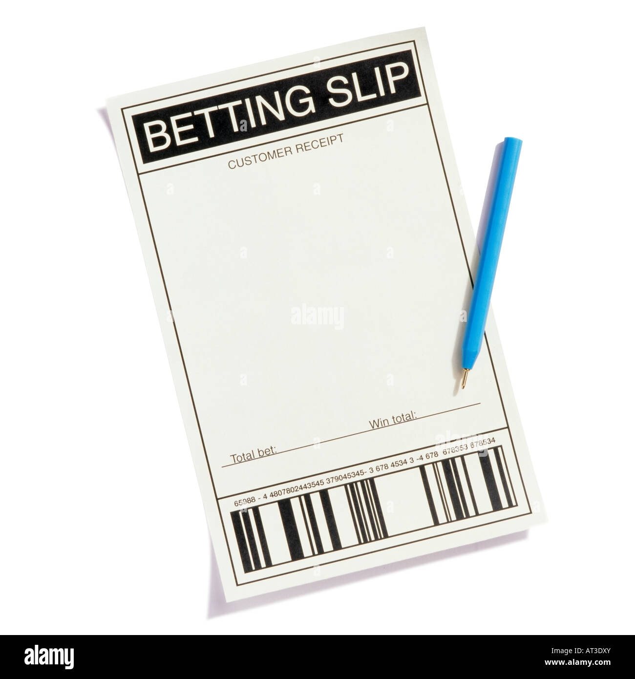 Bet Slip Cut Out Stock Images U0026 Pictures Alamy