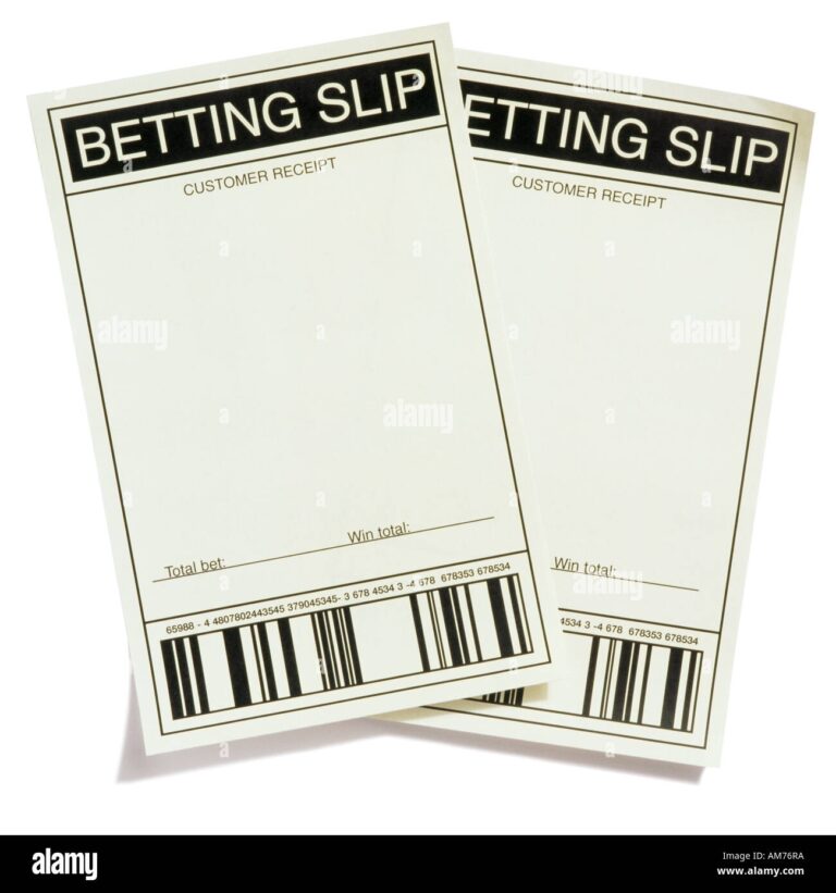 Bet Slip Cut Out Stock Images U0026 Pictures Alamy