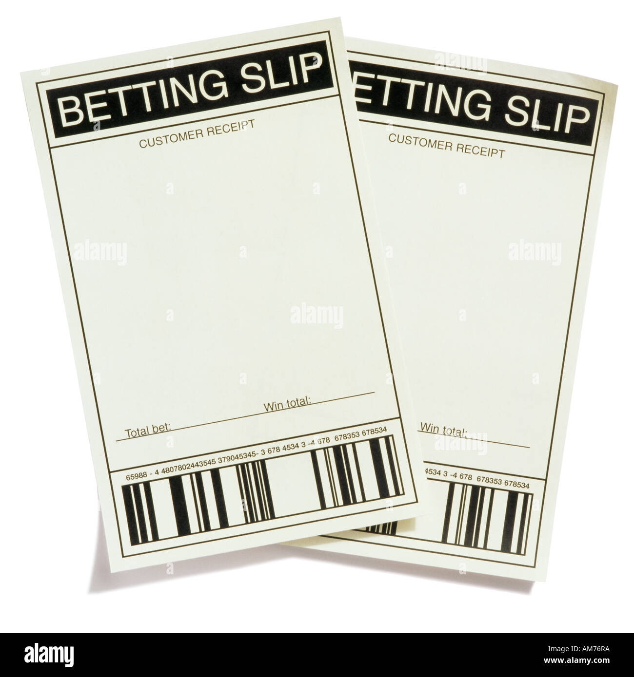Betting Slip Blank Hi res Stock Photography And Images Alamy