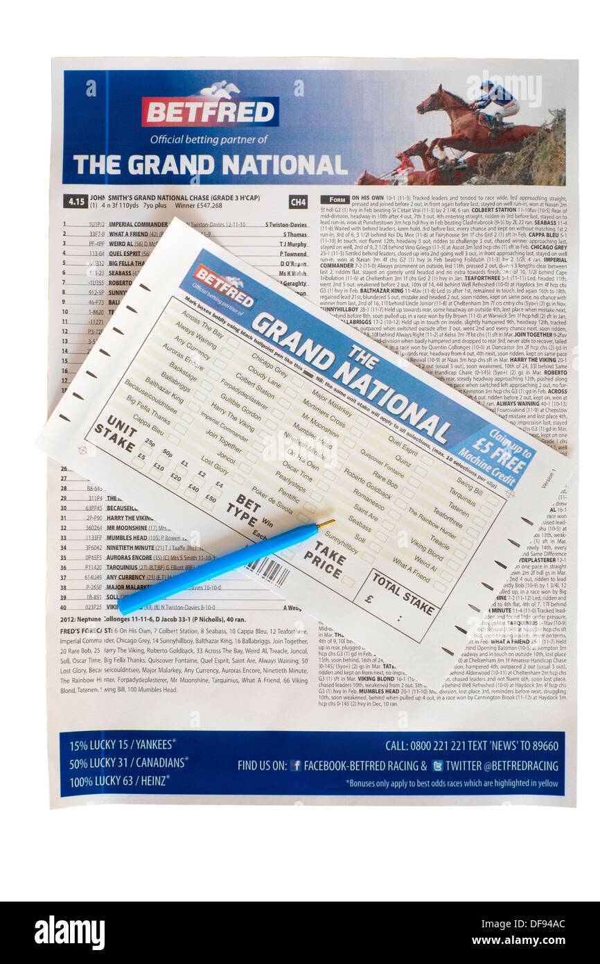 Betting Slip Template