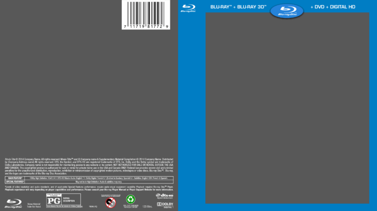 BluRay Cover Template By ETSChannel On DeviantArt