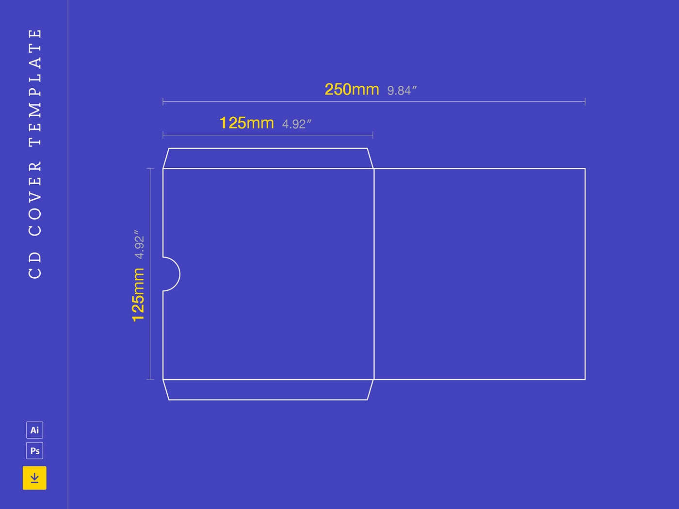 CD Cover Template Behance