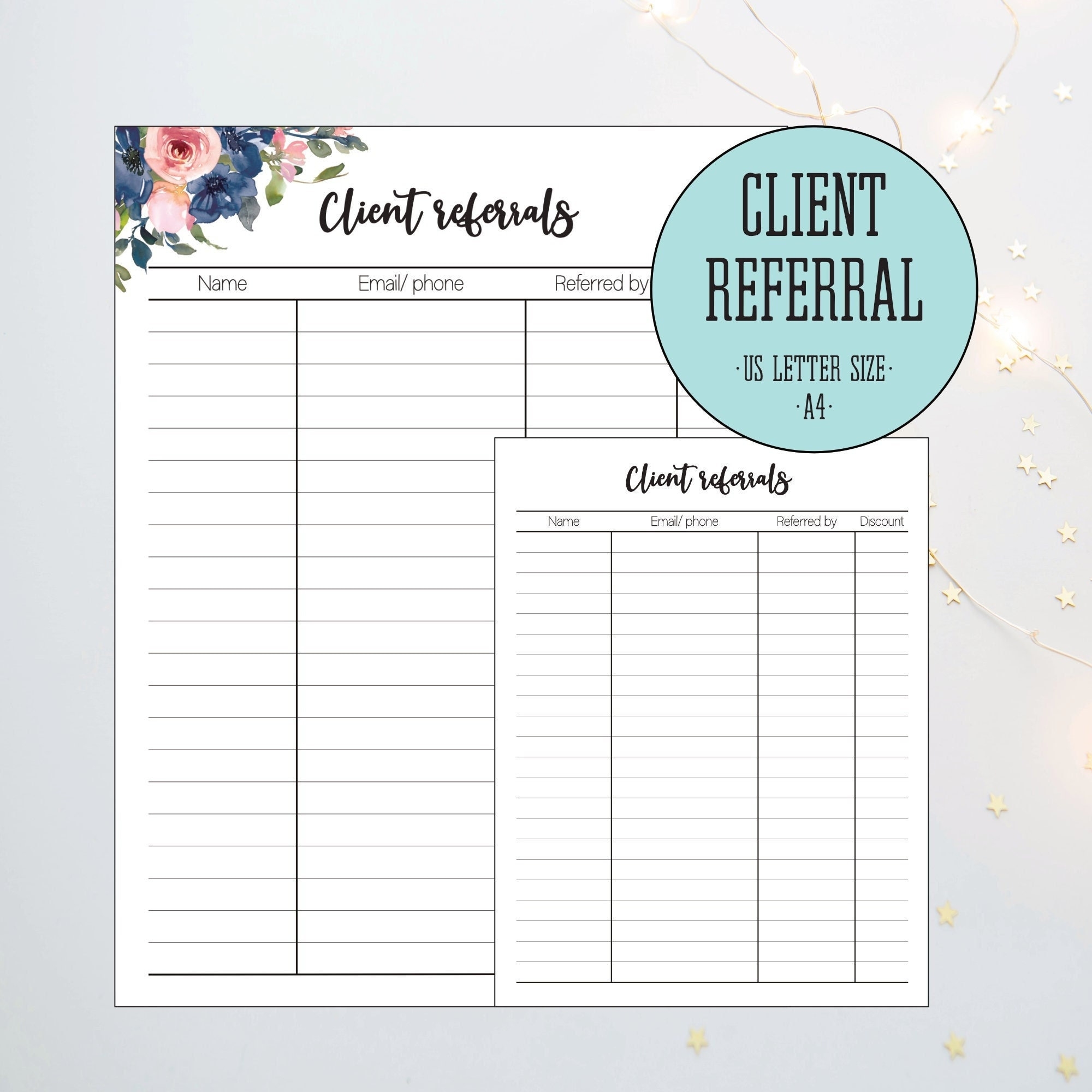Business Referral Slip Template