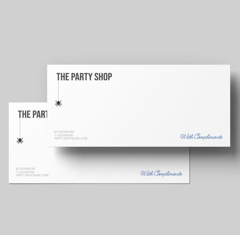 Compliment Slip Templates BananaPrint