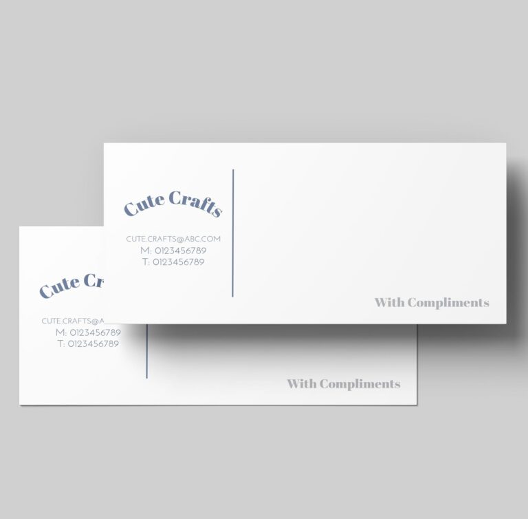 Compliment Slip Templates BananaPrint