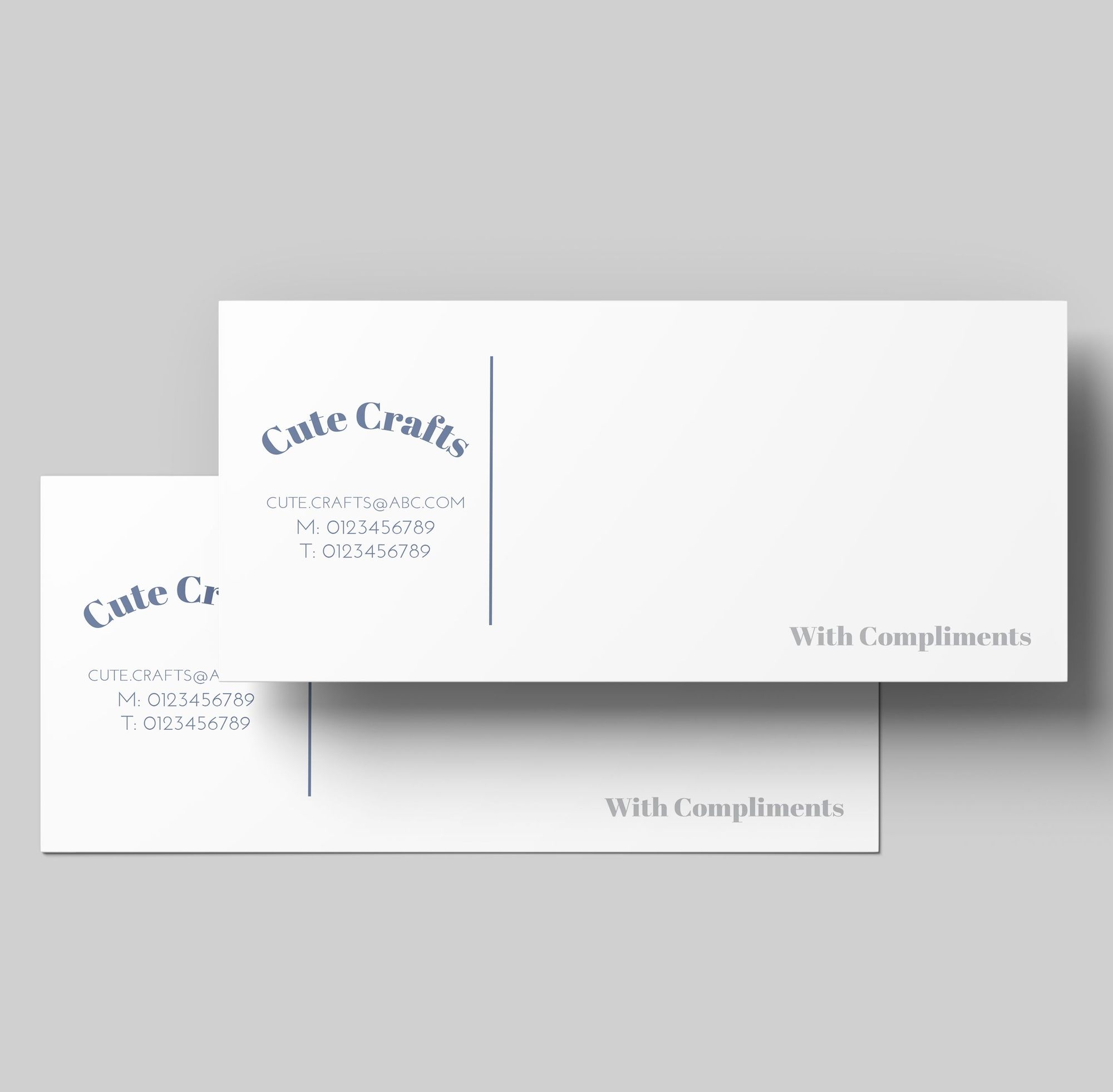Compliment Slip Templates BananaPrint