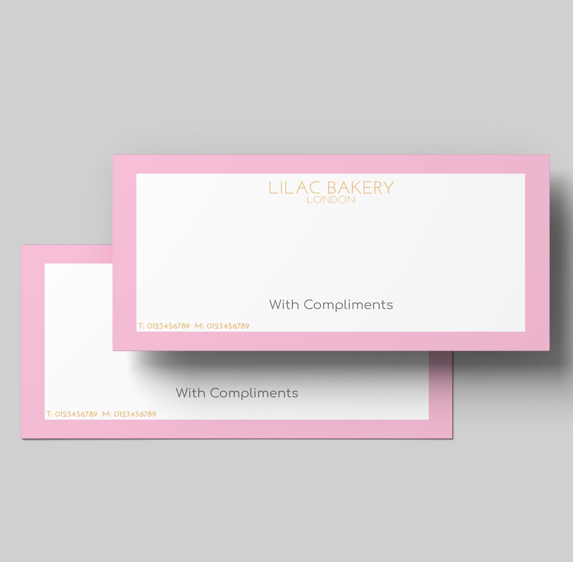 Compliment Slip Templates BananaPrint