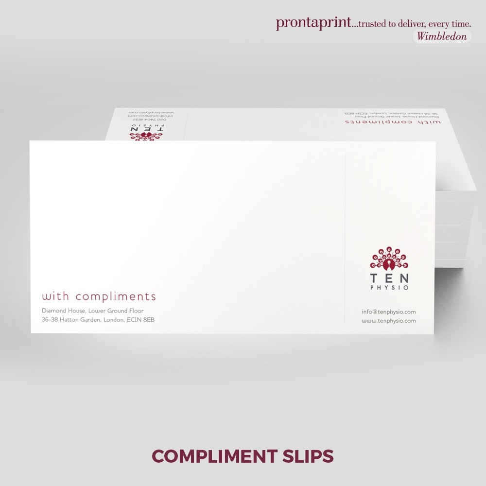 Free Compliments Slip Template Word