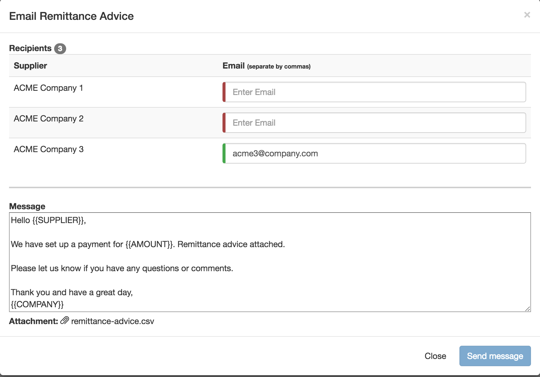 Quickbooks Remittance Slip Template