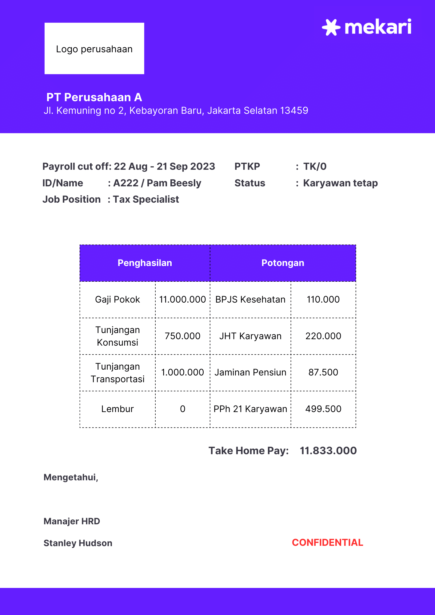 Bni Referral Slip Template