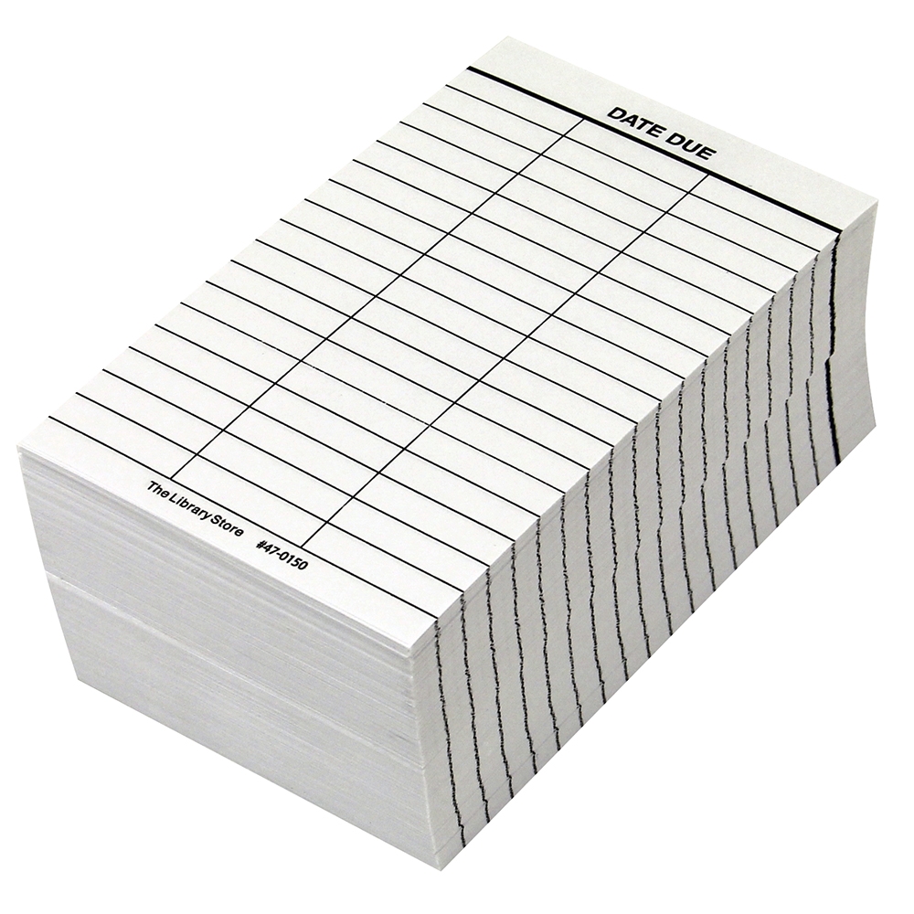 Date Due Slips Date Due Slips 3 Column