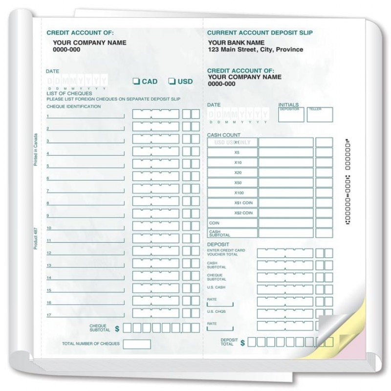 Deposit Slip Book Convenient Banking Solutions