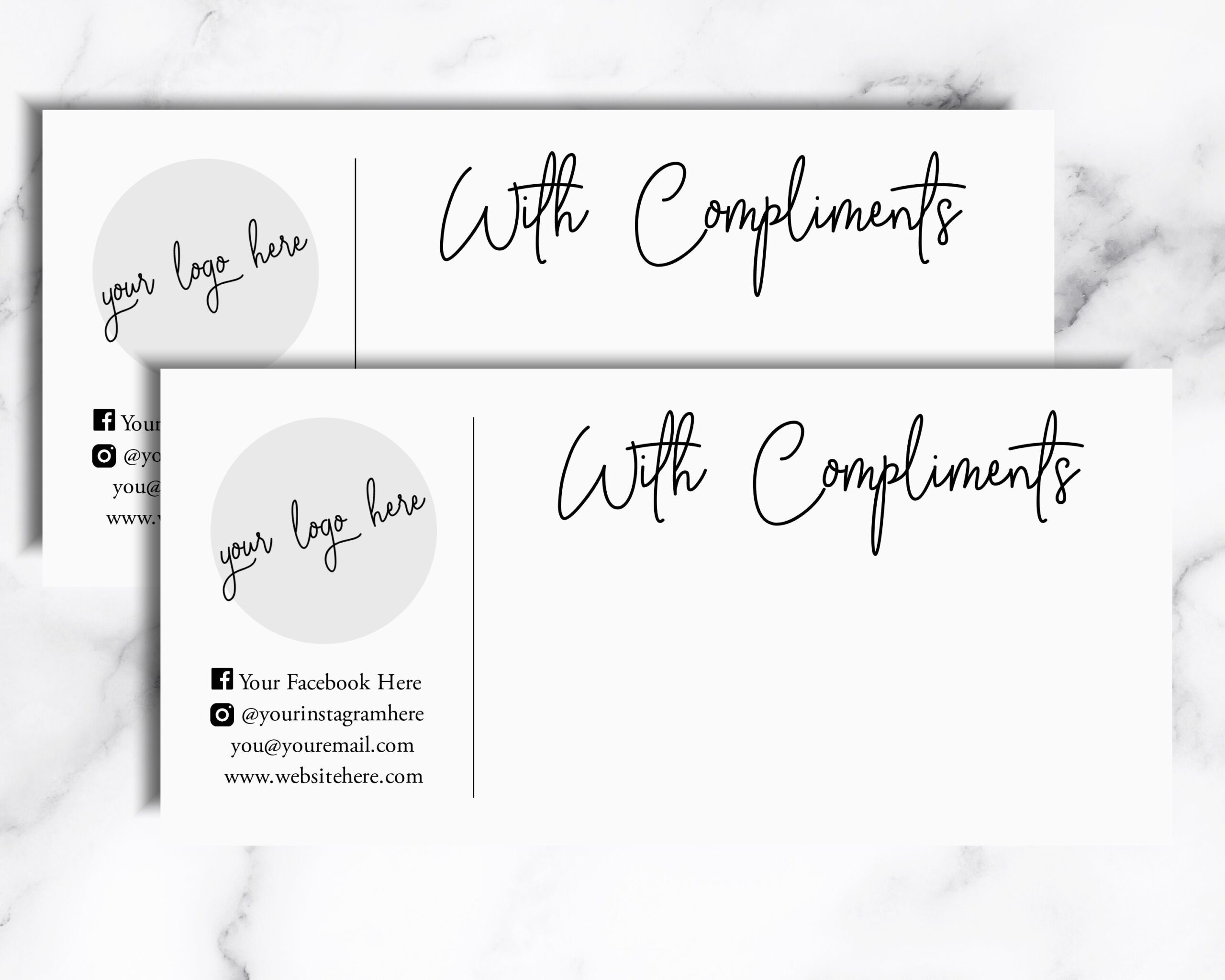 Word Compliment Slip Template