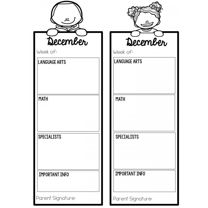 Editable Half Page Homework Slips