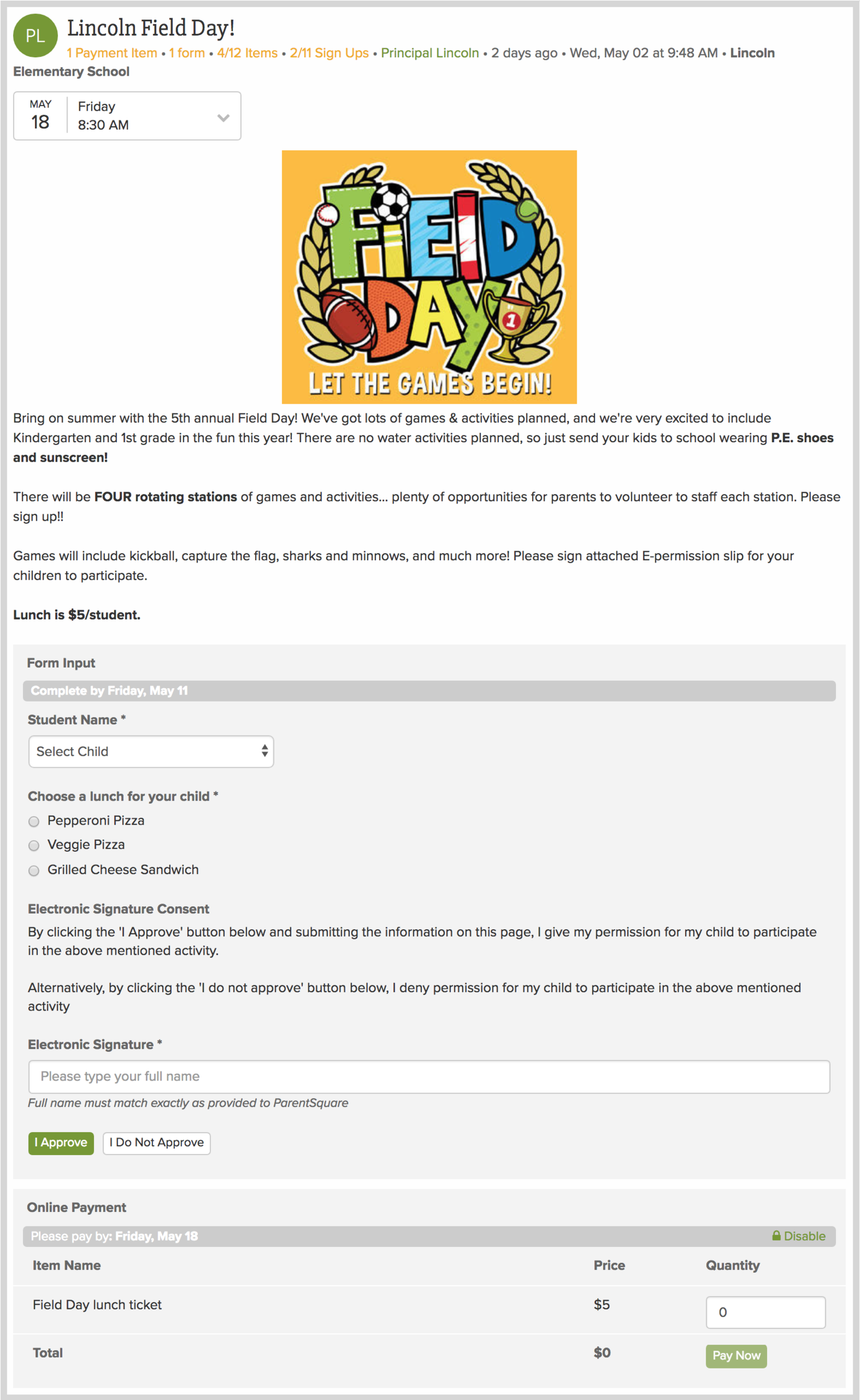 Electronically Create Send And Sign Forms And Permission Slips 