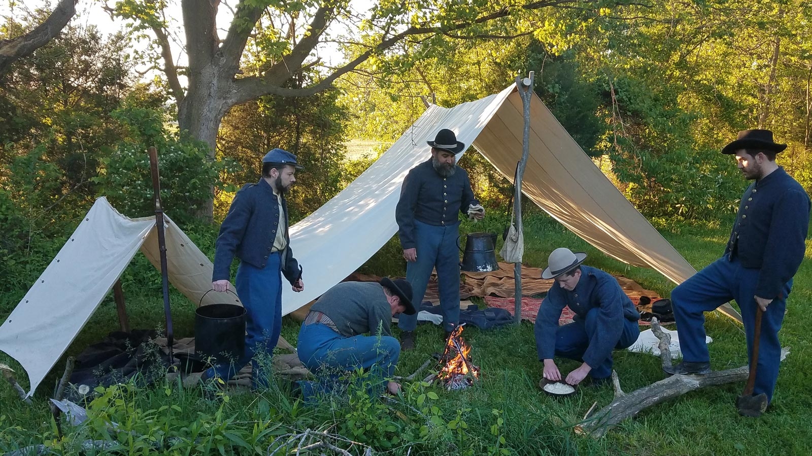 Fly Tents And Shelter Halves Confederate Tent Production In Richmond The Liberty Rifles