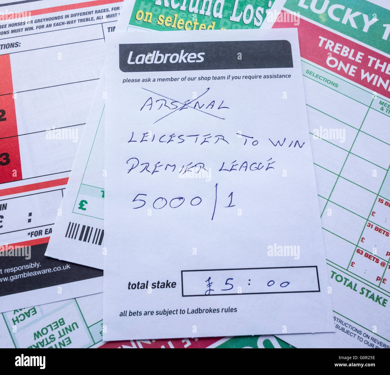 Football Betting Slip Hi res Stock Photography And Images Alamy