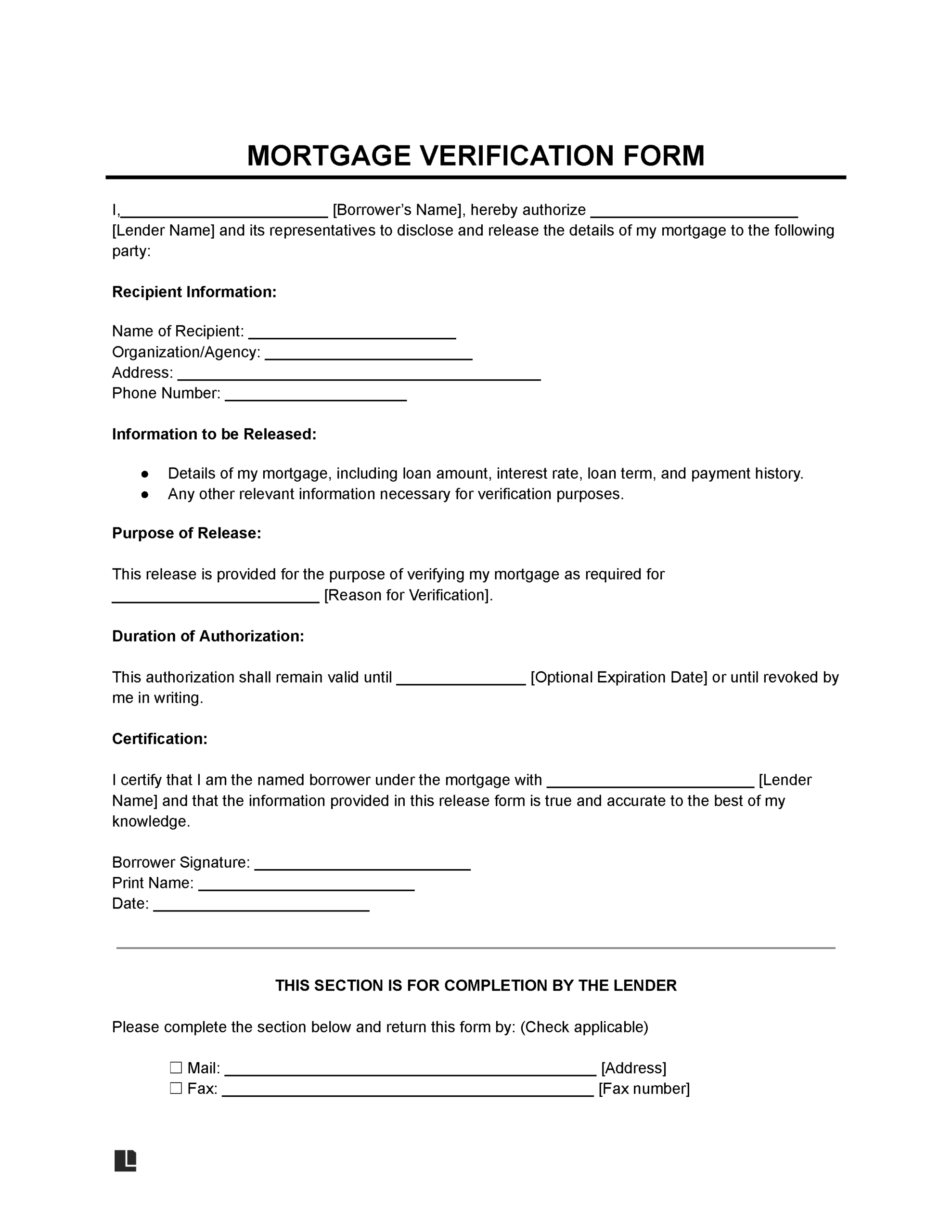Mortgage Payment Slip Template