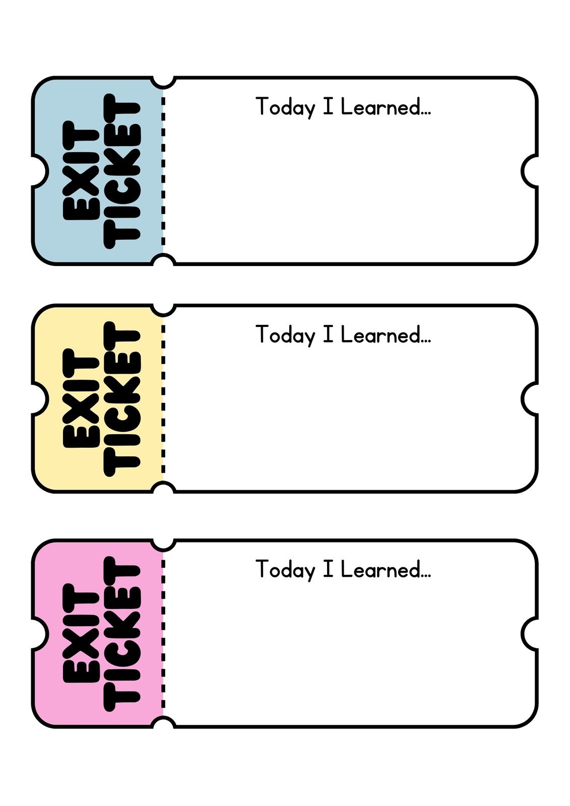 Pink Late Slip Template