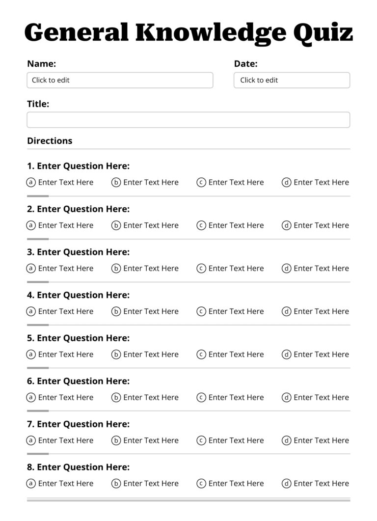 Free Quiz Google Docs Templates Quizzes Gdoc io