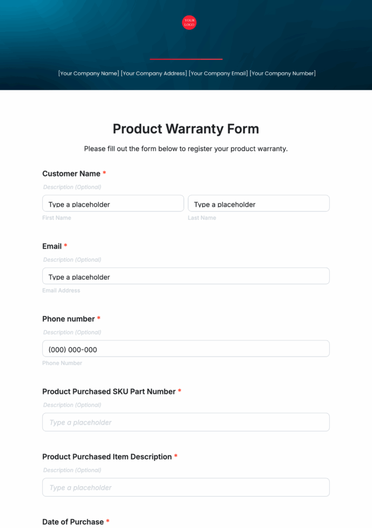 Free Warranty Templates To Edit Online U0026 Print
