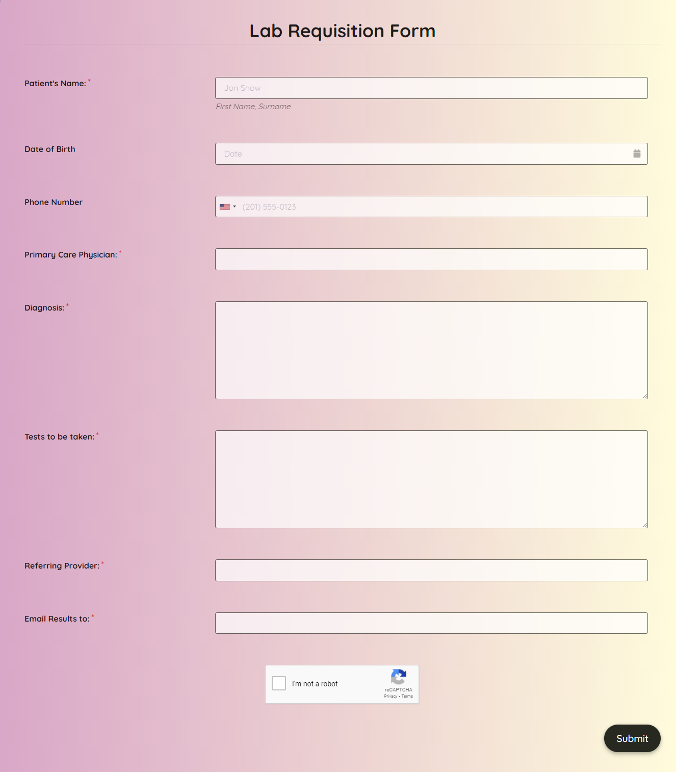 Fuel Requisition Form Template Formplus