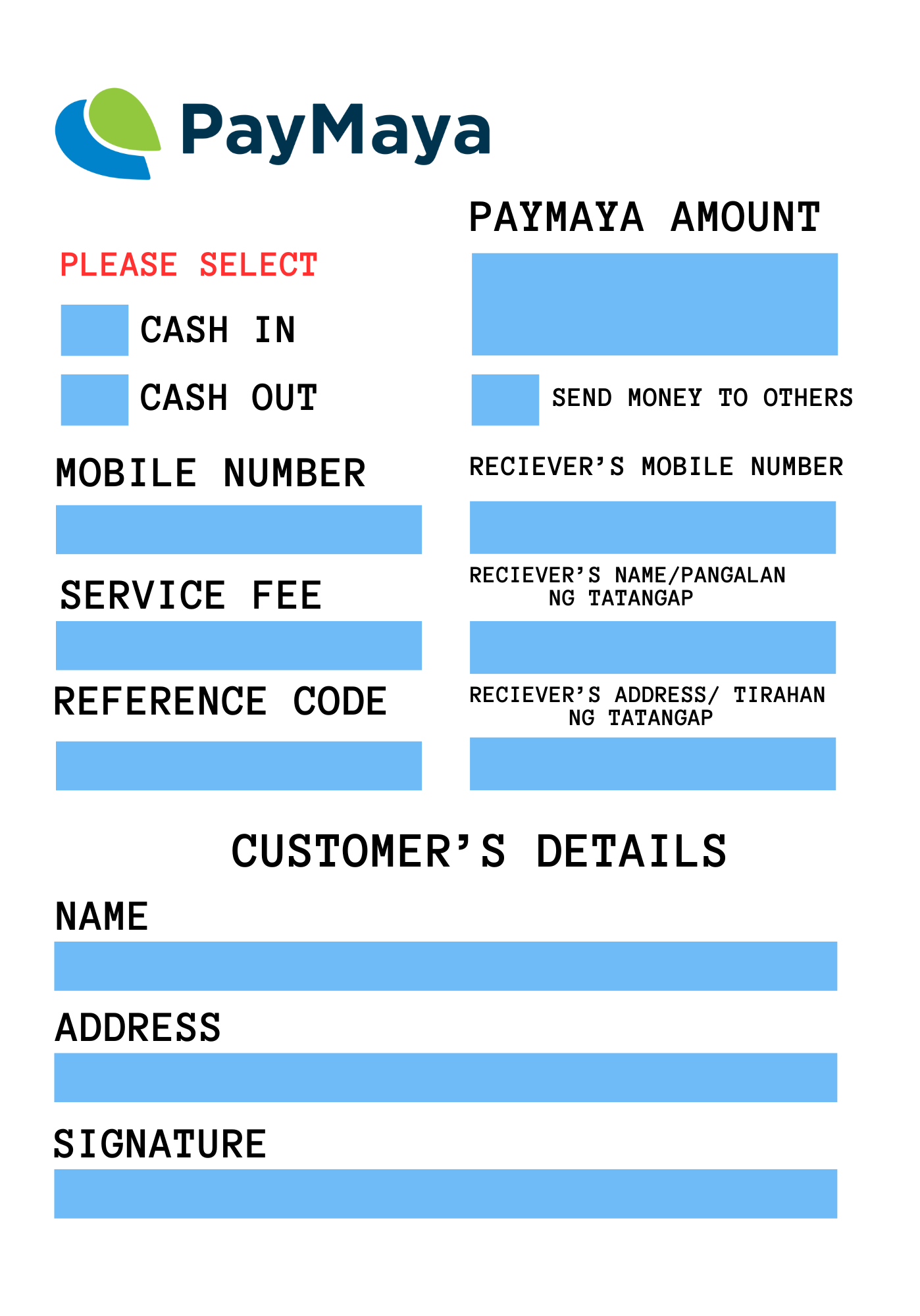 GCASH MAYA TRANSACTION SLIP Payhip