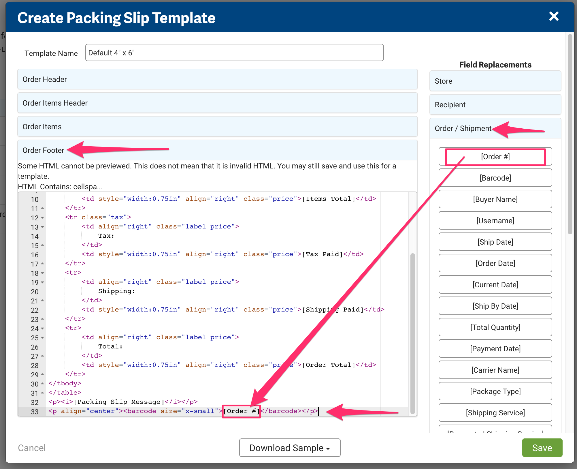 Shipstation Choose Packing Slip Template