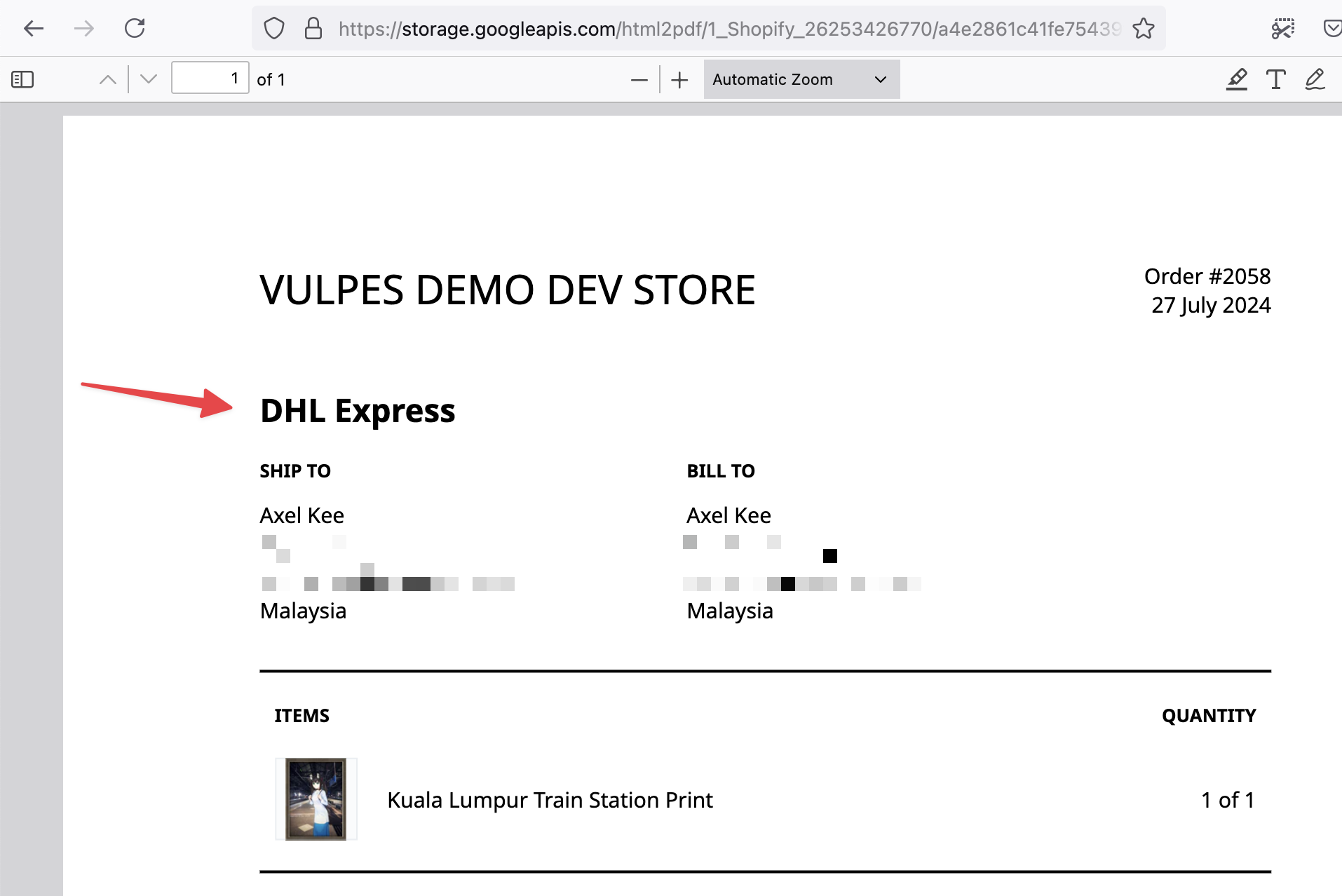 Packing Slip Template Code Shopify