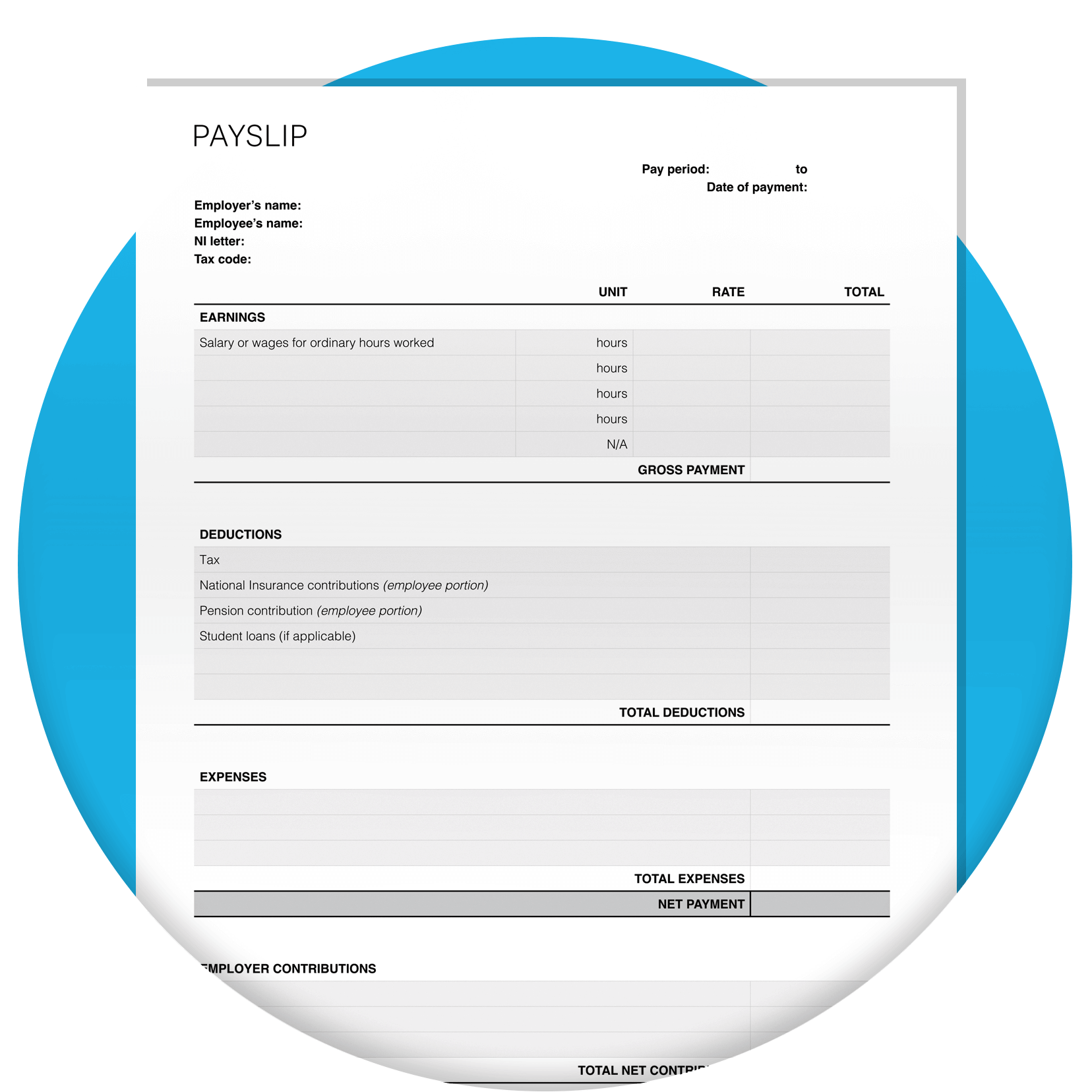 How To Create A Payslip Need A Free Template Download Here