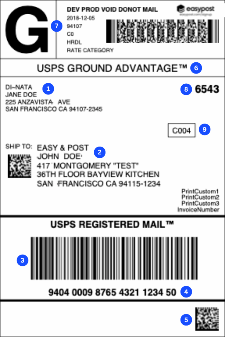 How To Create A Shipping Label EasyPost