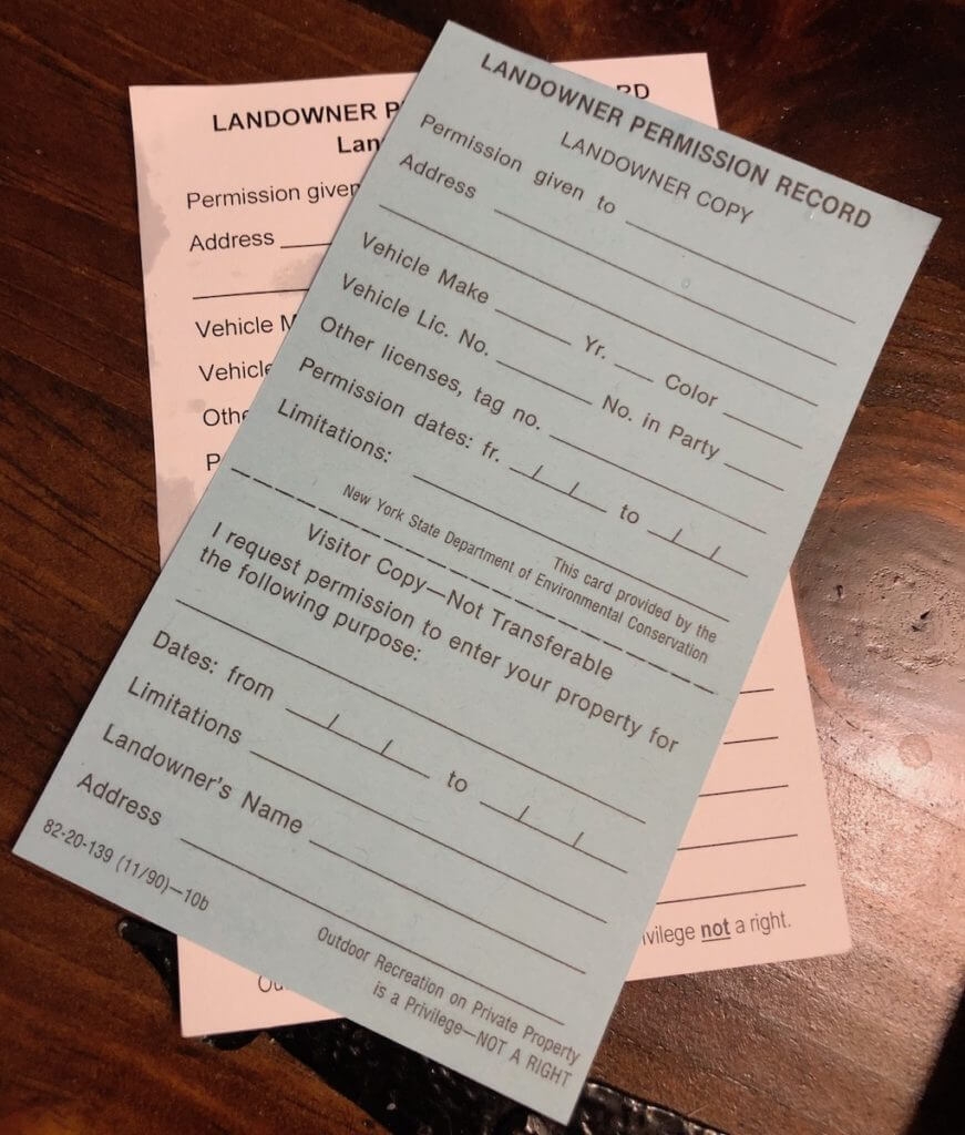 Hunting Permission Slip Template Uk