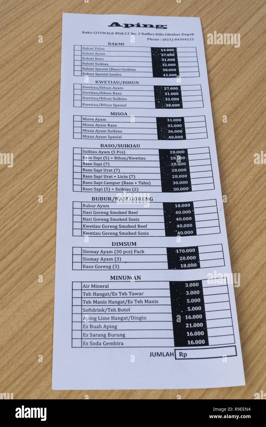 Restaurant Order Slip Template