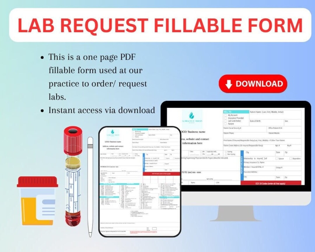 Lab Slip Template