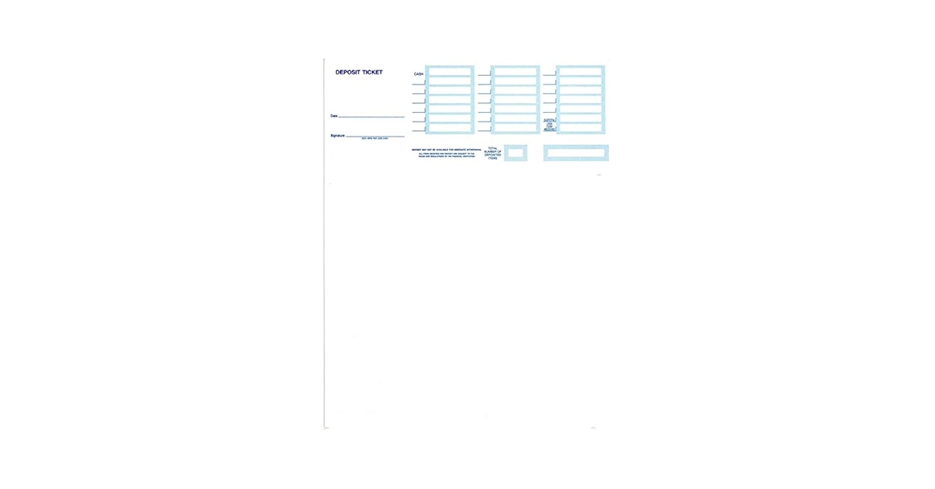 Laser Deposit Slips 1 Or 2 Parts 100 2 Part White And Canary Office Products Amazon