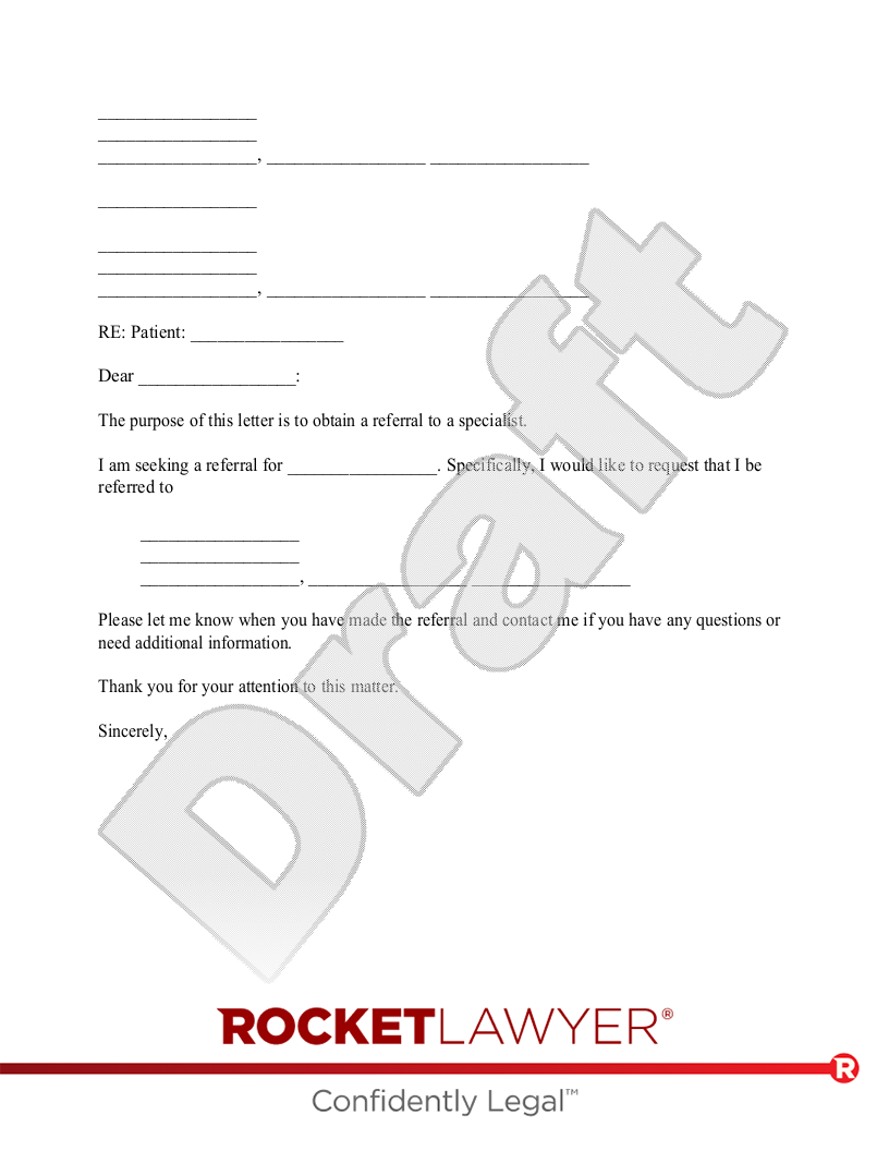 Doctor Referral Slip Template