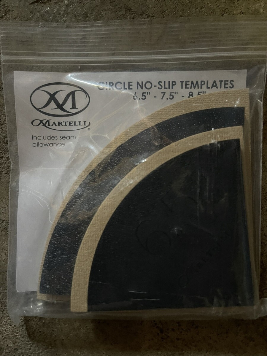 MARTELLI NOTIONS CTS 69 NO SLIP CIRCLE TEMPLATES 6 5