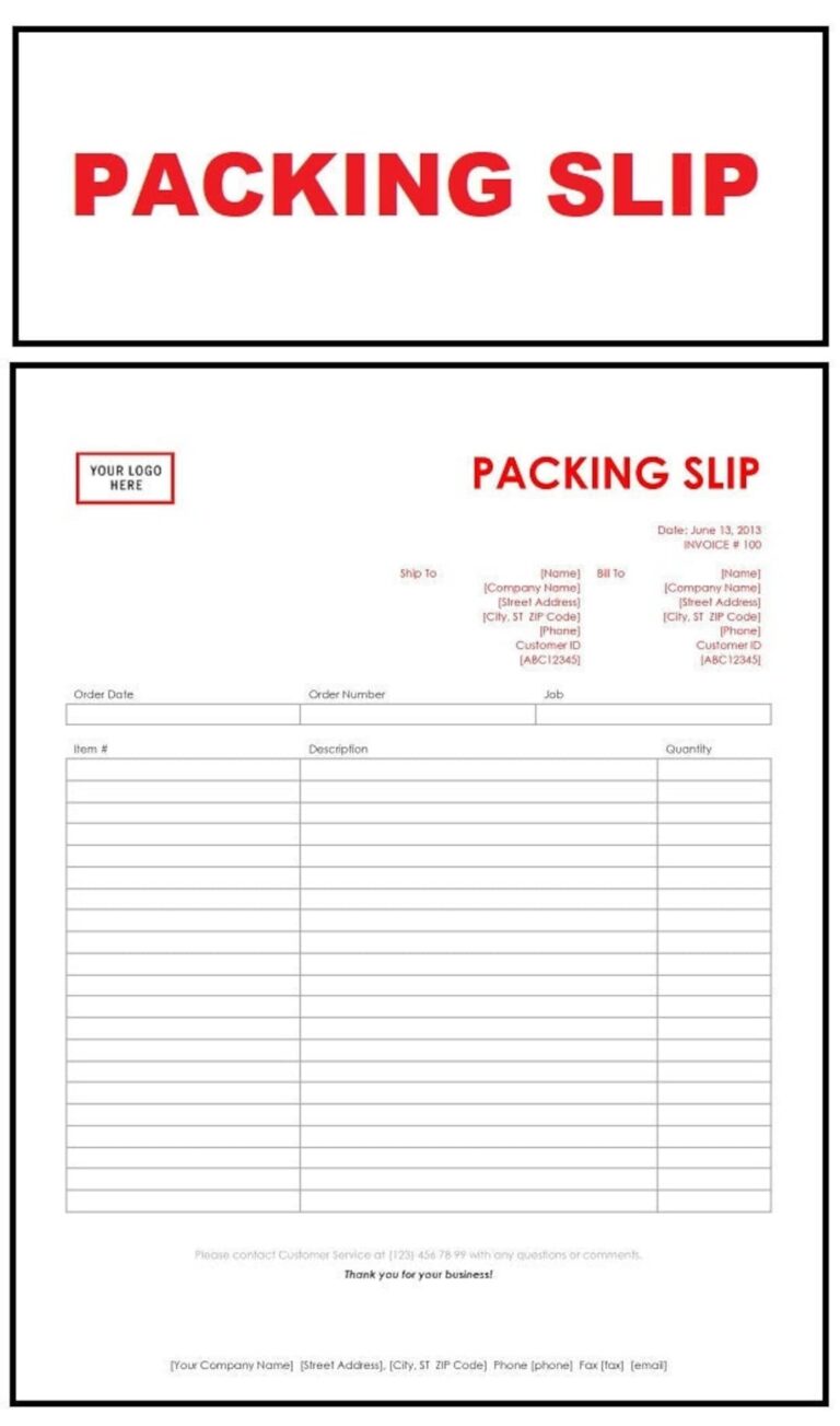 Order Packing Slip Printable Packing Slip Editable Packing Slip In Word Format Etsy Ireland