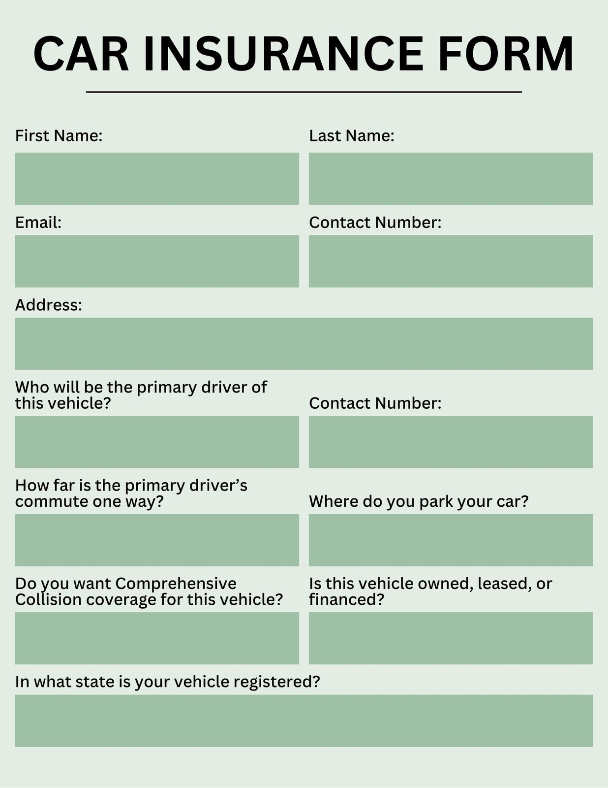 Page 5 Free And Customizable Insurance Templates Canva
