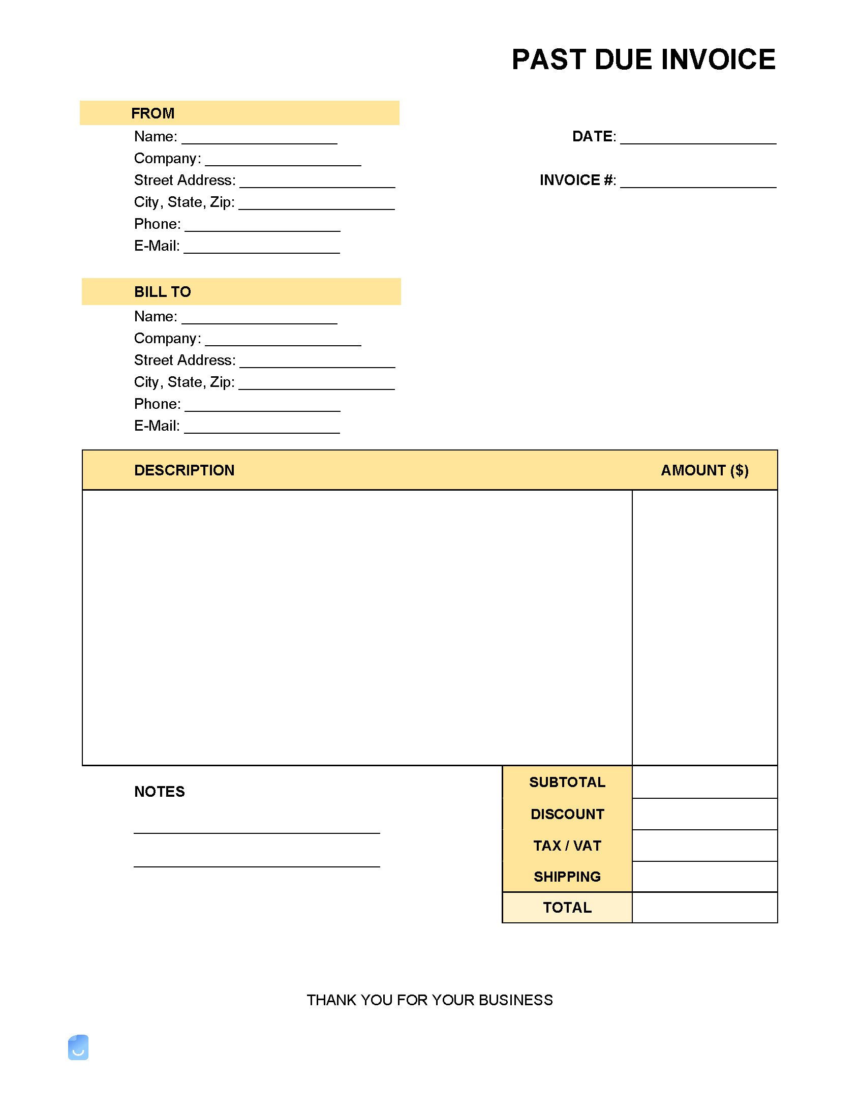 Date Due Slip Template