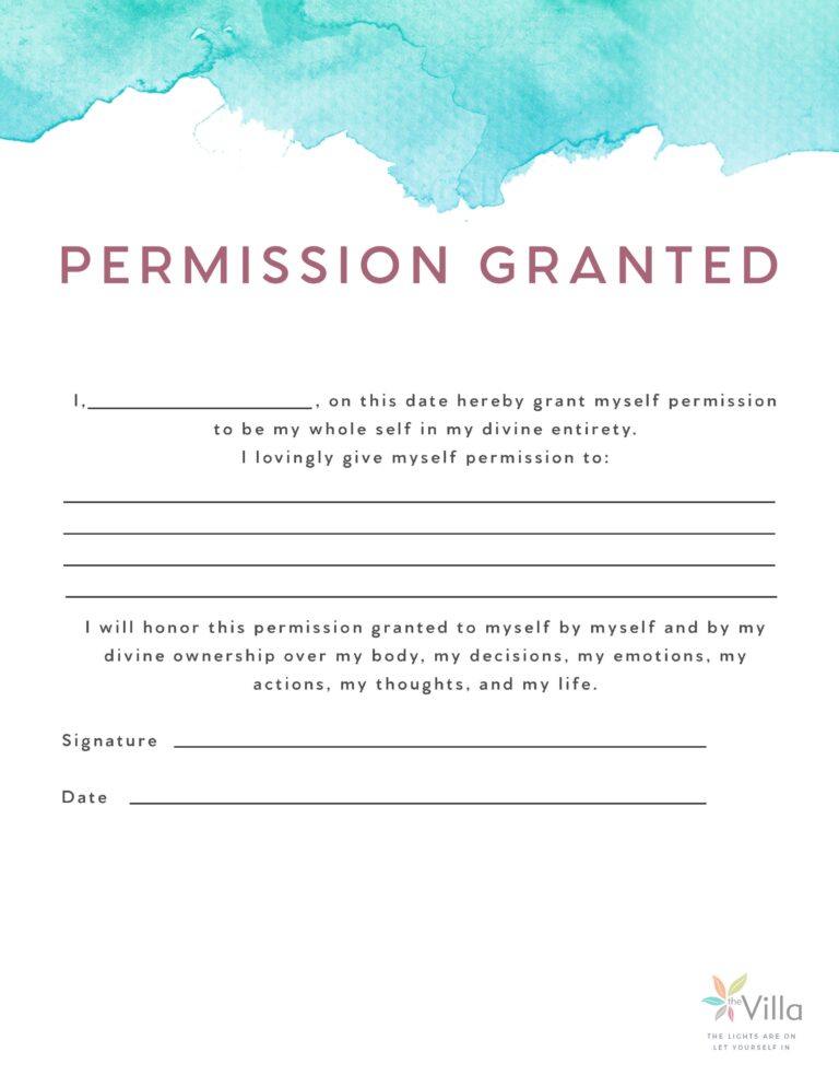 PERMISSION GRANTED For The Single Working Mom The Villa