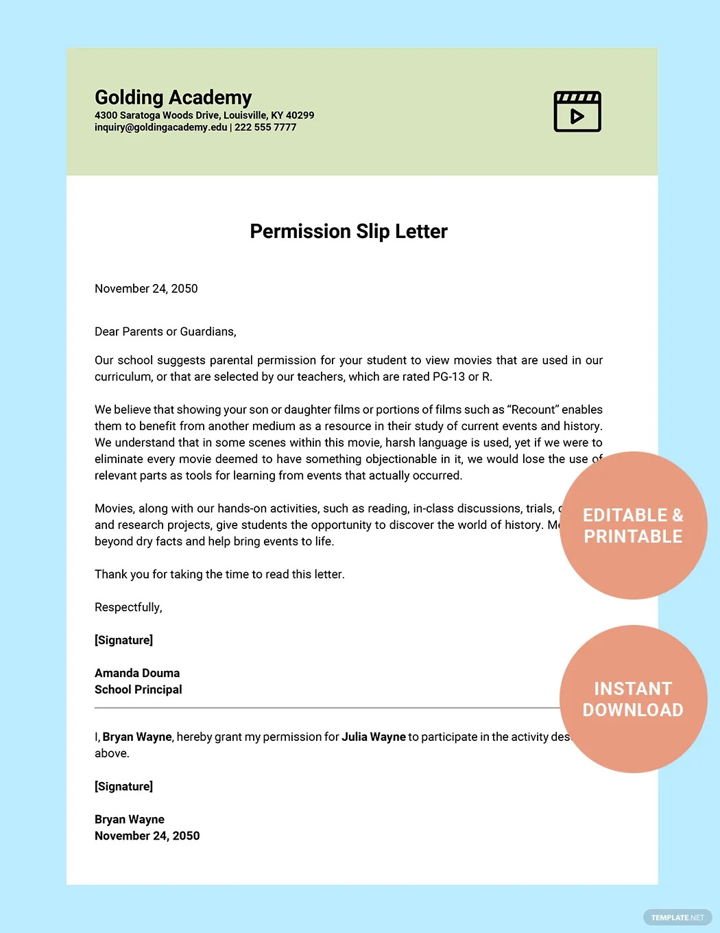 Permission Slip What Is A Permission Slip Definition Types Uses